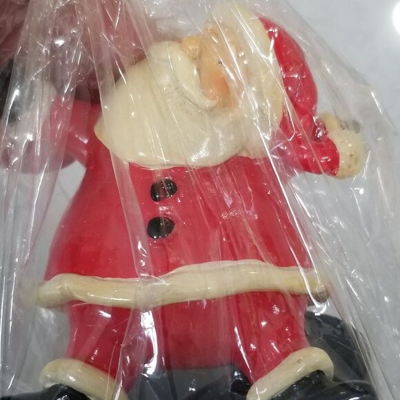 HGP Candle with santa figure who sits on cover apples & brown sugar scent nos - Picture 6 of 9